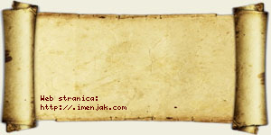 Olga Mioković vizit kartica